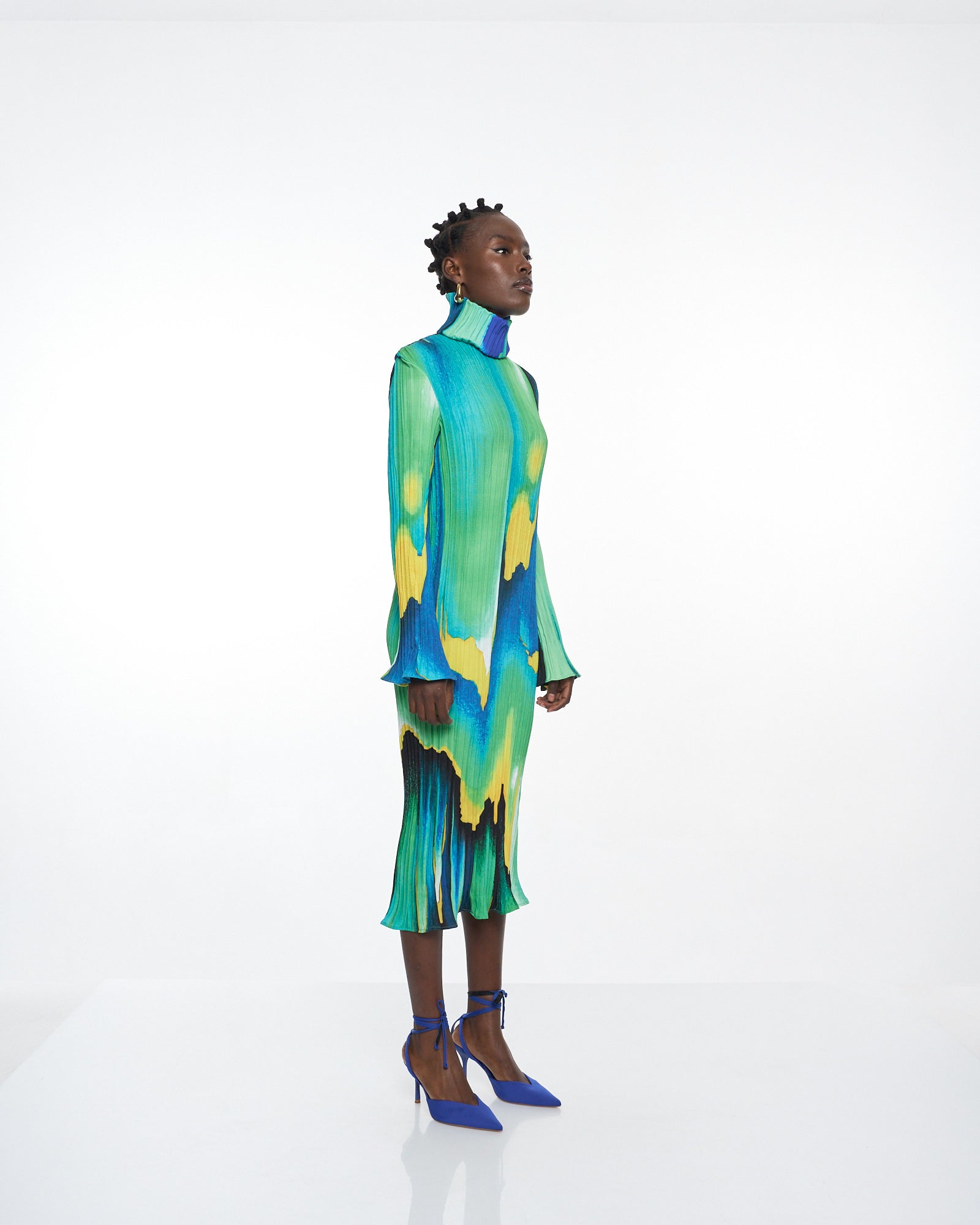 designer brand dresses pleat Mountain Tears Pleated Dress