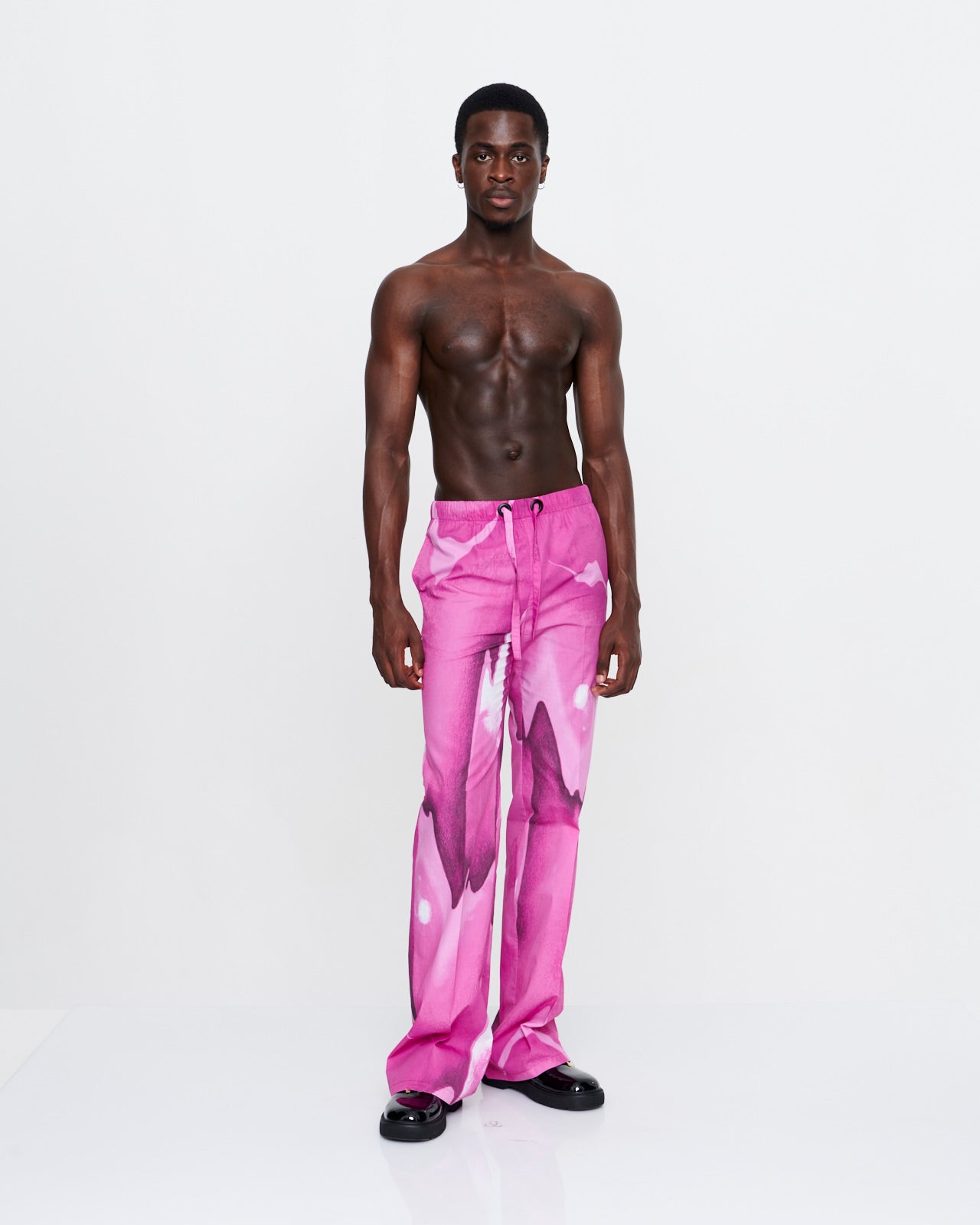 Neon pink hot sale track pants