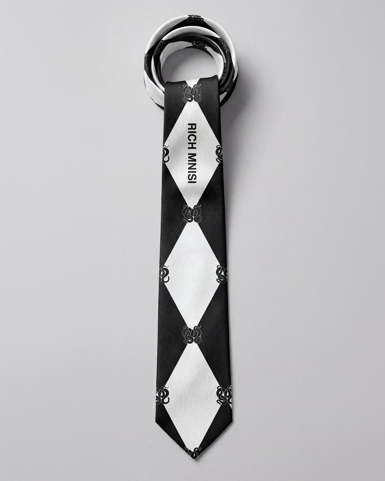 The Nyoka Diamond B/W Tie