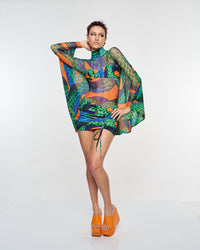 Feathered Snake Cape Tube
