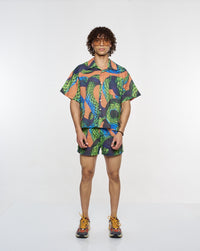 Feathered Snake Shorts