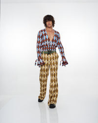 Dust Argyle Trousers