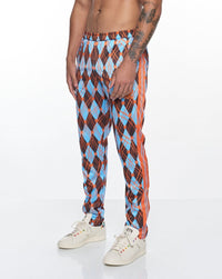 Earth Argyle Track Pants