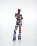Earth Argyle Leggings