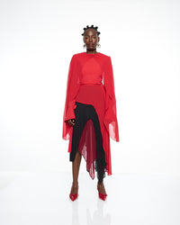 3-Tier Flowing Skirt