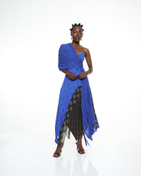 Midnight 3-Tier Flowing Skirt