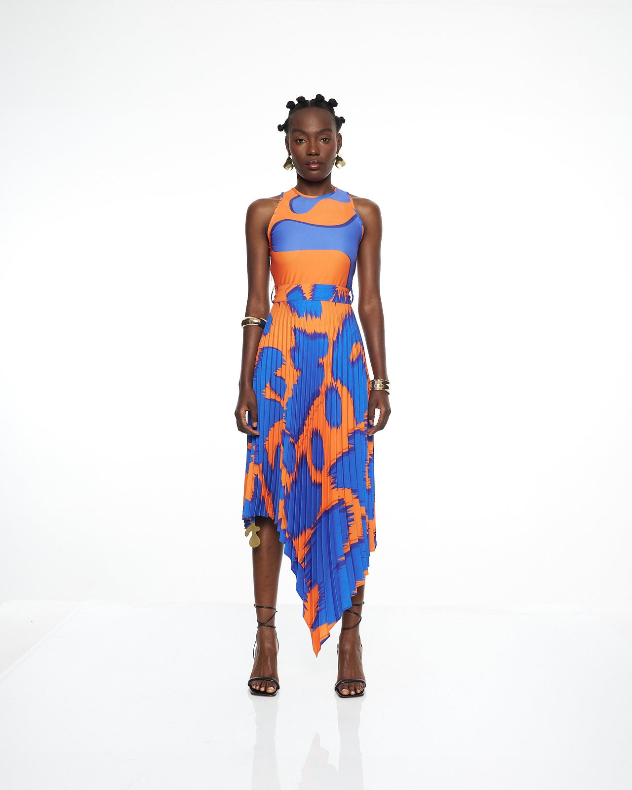 Pleated Scrambled Dress