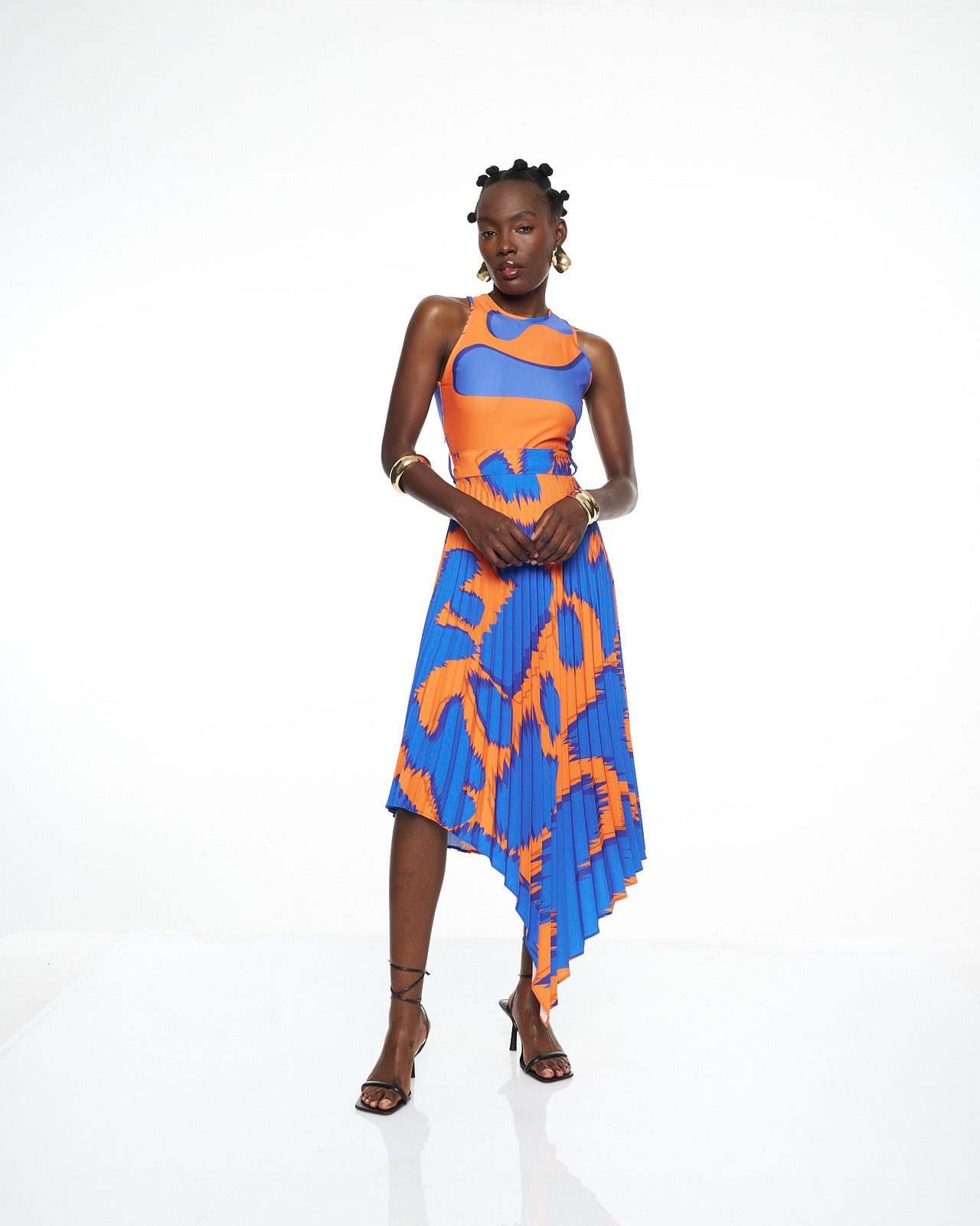 Pleated Scrambled Dress