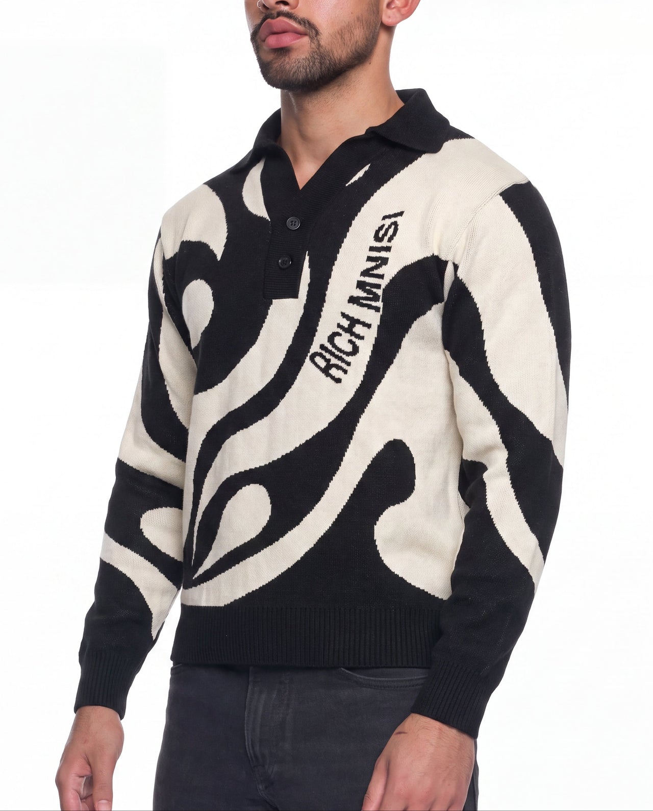 Coil Polo Knit